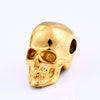 Beier Unique 316L Stainless Steel 2022  Super Punk Skull Biker gold colour Pendant Necklace Jewelry BP8-216-1