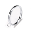 Silver Color Men Wedding Rings for Women Fashion Stainless Steel Simple Couple Ring Children Jewelry Forever Love Sale