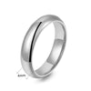 Silver Color Men Wedding Rings for Women Fashion Stainless Steel Simple Couple Ring Children Jewelry Forever Love Sale