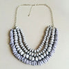 Bella Beads Bib Necklace Layers Necklace for Women Beads Bib Statement Necklace