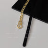 Belt buckle stitching chain necklace design sense clavicle chain simple personality temperament bracelet