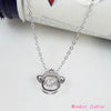 Best Quality 925 silver Original 12 zodiac Crystals From Swarovski Pendant Necklaces Women Lucky number Fine jewelry