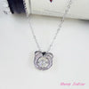 Best Quality 925 silver Original 12 zodiac Crystals From Swarovski Pendant Necklaces Women Lucky number Fine jewelry