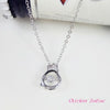 Best Quality 925 silver Original 12 zodiac Crystals From Swarovski Pendant Necklaces Women Lucky number Fine jewelry