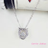 Best Quality 925 silver Original 12 zodiac Crystals From Swarovski Pendant Necklaces Women Lucky number Fine jewelry