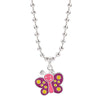 Selling Animal Series Butterfly Gradient Love Dragonfly Necklace Girly Pink Series Y2K Style Pendant