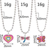 Selling Animal Series Butterfly Gradient Love Dragonfly Necklace Girly Pink Series Y2K Style Pendant
