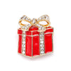 Selling Brooch Creative Christmas Gift Brooch Santa Christmas Tree Socks Snowman Gloves Garland Rhinestone Brooch Pin Gift