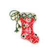 Selling Brooch Creative Christmas Gift Brooch Santa Christmas Tree Socks Snowman Gloves Garland Rhinestone Brooch Pin Gift