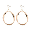 New Arrival Slippy Fashion Gold&Silver Plated Alloy Hollow Drop Earrings Jewelry Earrings for Women Dangle Charm Hot