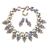 New Maxi Rhinestone Bib Collier Femme Beads Collar Chokers Pendant Statement Necklace for Women Choker Jewelry 3512