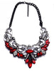 New Spring Colorful Crystal Women Brand Maxi Statement Necklaces & Pendants Vintage Turkish Jewelry Necklace 2605