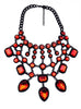 New   fashion necklace Europe costume crystal choker tassel bib pendant Necklace statement jewelry B2515