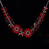 sell Jewelry 2016  Jewelry Crystal Flower Chokers Necklace Necklaces & Pendants Woman Gift #N080