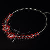 sell Jewelry 2016  Jewelry Crystal Flower Chokers Necklace Necklaces & Pendants Woman Gift #N080