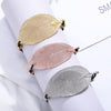 Big Artificial Leaves Bracelet Gold Silver Color Leaf Pendant Elastic Rope Chain Bracelets For Woman Jewelry Accessories