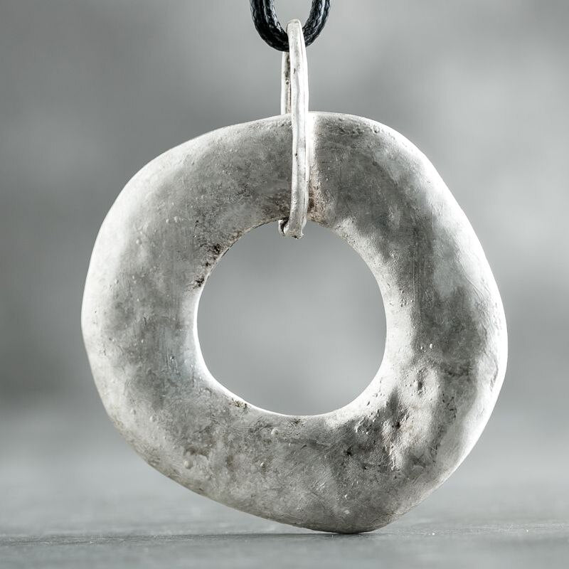 Big Chain Necklace Jewelry Geometric Statement Suspension Handmade Pendant Rope Metal Vintage Unisex Sweater Clothes Accessories