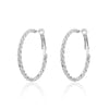 Big Circle Round Hoop Earrings Rose Gold Silvery Colors Stainless Steel Punk Trendy Earring for Women Statement Jewelry