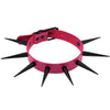 Big Long Spikes Choker Eather Collar Cool  Punk  Necklace  For Women Men Emo  Metal Chocker Goth Jewelry