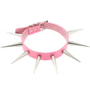Big Long Spikes Choker Eather Collar Cool  Punk  Necklace  For Women Men Emo  Metal Chocker Goth Jewelry