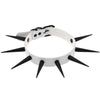 Big Long Spikes Choker Eather Collar Cool  Punk  Necklace  For Women Men Emo  Metal Chocker Goth Jewelry