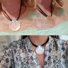 Big Round Color Choker Necklace Women Simple Black Leather Layered Chain Irregular Pendant Necklace 2019 Jewelry Gift