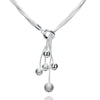 Big Sale Women's Jewelry Polished Finished Bracelets Y-shape Necklaces Drop Earrings Silver Plated Beads African Jewelry Sets