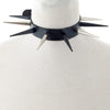 Big Spiked Choker Punk Faux Leather Collar For Women Men Cool Studded Chocker Goth Style Necklace Gothic Accessories