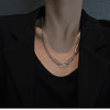 Big Thick Chain Punk Necklace For Women Men Hip Hop 2021 Minimalist Goth Jewelry Unisex Gifts Asymmetry Necklace