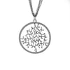 Black Color Tree Of Life For Woman Big Crystal Pendant Long Three-Layer Chain Necklaces Woman Charms Jewelry Accessories 2022