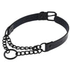 Black Gothic O Chain choker collar harajuku Punk Choker women girls black leather chocker emo Kawaii witch jewelry