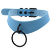 Black Harajuku Spike Round Heart Choker Necklaces Sky Blue Goth Punk Y2K Belt Necklace Women Mens Jewelry Holloween Cosplay Emo