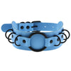 Black Harajuku Spike Round Heart Choker Necklaces Sky Blue Goth Punk Y2K Belt Necklace Women Mens Jewelry Holloween Cosplay Emo