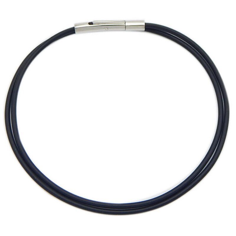 Black Leather Chain Necklace For Women Men Handmade Braid Rope Long Necklace Gift Neck Rope Cord/String Pendant Chain Jewelry