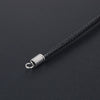 Black Leather Chain Necklace for Women Men Handmade Braid Rope Long Necklace 40/50/60/70/80/90CM Neck Pendant Chain Jewelry Gift