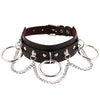 Black Leather Choker Female Collar For Women Goth Punk Chain Harajuku Necklace Sexy Vegan Chocker Festival Girls Gothic Jewelry