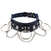 Black Leather Choker Female Collar For Women Goth Punk Chain Harajuku Necklace Sexy Vegan Chocker Festival Girls Gothic Jewelry