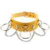 Black Leather Choker Female Collar For Women Goth Punk Chain Harajuku Necklace Sexy Vegan Chocker Festival Girls Gothic Jewelry