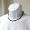 Black Onyx Mens Necklace, Handmade Onyx Jewelry for Men, Guys, Dads, Him, Mens Accessory