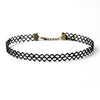Black Punk Gothic Chokers Necklaces for women Flower Velvet Lace Chokers Lady Geometric Collar Necklaces Pendant Jewelry