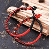 Black Red String Bracelet Set Agate Couple Bracelet For Men Women Natural Stone Rope Best Friend Friends Bracelets Ladies
