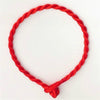 Black Red  Woven Thread Rope Lucky Bracelet Women Men Charms Bracelets Jewelry For Lovers'  Gift Friendship Bangles
