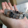 Black Rutilated Quartz/ crystal stone beads bracelet natural gemstone bangle fine jewelry for woman for gift   !