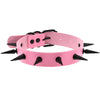 Black Spiked Choker Collar Vegan Leather witch jewelry witches cosplay Necklace goth chocker Gothic Accessories