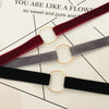 Black Velvet Choker Necklace For Women Geometric Circle Chocker Chokers Statement Necklaces Gothic collares Collier Bijoux Femme
