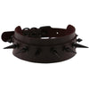 Black leather Choker Collar women Studded Rivet Collar Spiked  Necklace punk Chocker Gothic  Jewelry witch Accessories