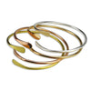 Blank Brass Stacking Bangles Brass Stacking Bangles Smooth Oval Stacking Bracelets Adjustable Open Cuff Jewelry Gifts