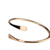 Blank Brass Stacking Bangles Brass Stacking Bangles Smooth Oval Stacking Bracelets Adjustable Open Cuff Jewelry Gifts
