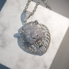 Bling Iced Out Necklace Micro Pave Cubic Zircon Lion Head Pendant for Men Women Gifts  Hip Hop Jewelry