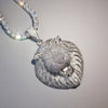 Bling Iced Out Necklace Micro Pave Cubic Zircon Lion Head Pendant for Men Women Gifts  Hip Hop Jewelry